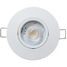 Φωτιστικό LED Χωνευτό Κινητό 5W 230V 450lm 38° CCT Λευκό 92SPL8305CCT/WH
